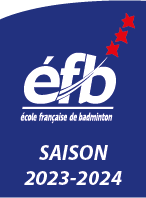 C'est le logo de l'École Francaise de Badminton 2 étoiles